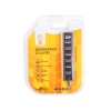 USB-концентратор Jet.A JA-UH17 на 7 портов USB 2.0, Hot Plug, с питанием по Y-образному кабелю USB, чёрный (JA-UH17 Black)