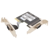 Контроллер PCI-E, 2S port,WCH382,модель PCIe2SLWCH,low profile, oem, Espada (41664)