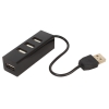 Концентратор USB 2.0 Ginzzu  GR-464UB, 4-х портовый