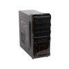 Корпус 3Cott 1810 ATX, без БП, окно, 1x USB3.0 (с доп. коннектором USB 2.0), 1x USB2.0,  2х12см LED новые красные вент-ры, HD аудио, фильтр от пыли. (2317741743096)