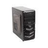 Корпус 3Cott 1815 ATX, без БП, окно, 1x USB3.0 (с доп. коннектором USB 2.0), 1x USB2.0,  2х12см LED новые красные вент-ры, HD аудио, фильтр от пыли. (2360511918491)