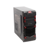 Корпус 3Cott 1818 ATX, без БП, окно, 1x USB3.0 (с доп. коннектором USB 2.0), 1x USB2.0,  2х12см LED новые красные вент-ры, HD аудио, фильтр от пыли. (2232502385431)
