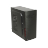 Корпус 3Cott 3C-ATX-J138, Black, ATX, блок питания 450 Вт, выходы USB 2.0x2,  Audio+Mic, материал шасси класса A, SPCC толщиной 0.5mm
