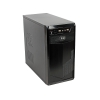 Корпус 3Cott 3C-MATX-PV1B "Stealth" для игрового компьютера, mATX, блок питания 500 Вт, выходы USB 2.0x2, аудиовыход, микрофонный вход