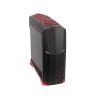 Корпус Silverstone Raven [SST-RVX01BR-W] , ATX, без БП ( ATX ), черно-красный, окно