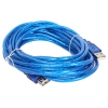 Кабель удлинительный Telecom USB2.0 AM/AF прозрачная изоляция 5.0m <VUS6956T-5M>