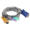 Набор кабелей D-LINK DKVM-IPCB5/10 Кабель для KVM-переключателей DKVM-IP8 длиной 5 м с разъемами PS2  ( 10 шт. в коробке )