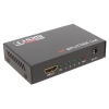 Разветвитель HDMI 4K Orient HSP0104HN, 1->4, HDMI 1.4/3D, UHDTV 4K(3840x2160)/HDTV1080p/1080i/720p, HDCP1.2, внешний БП-зарядник 2xUSB 5В/2.1A, метал. (30368)
