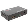 Разветвитель HDMI Splitter Orient HSP0104N, 1->4, HDMI 1.4/3D, HDTV1080p/1080i/720p, HDCP1.2, внешний БП-зарядник 2xUSB 5В/2.1A, метал.корпус (30367)