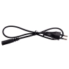 Кабель для аудио-видео техники IEC-320-C7--розетка 220V, 2-pin, 0.5м , черный, Telecom  TP228-IEC320-C7--CEE7/16-0.5-B