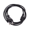 Кабель для аудио-видео техники IEC-320-C7--розетка 220V, 2-pin, 1,8м ,  медь, VCOM  CE023-1.8M (CE023-CU0.5-1.8M)