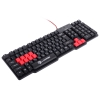 Клавиатура игровая проводная MARVO K201 мембранная, 104 кл., Выделенные клавиши WarZone, метал. основание, Скелетон, Кабель в виниловой оплетке 1.5 м.