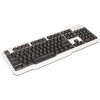 Клавиатура Oklick 740G white/black USB LED (336021)