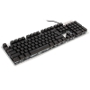 Клавиатура Oklick770G серый/черный, USB LED, алюминиевое основание, RGB-подсветка с разными режимами (405625)