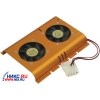 Gembird <HD-A03A> DUAL HDD Cooler (2 вентилятора, крепление на винчестер, 35.5дБ, 4200об/мин)