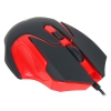 Мышь Jet.A Comfort OM-U57 Black Red USB проводная, оптическая, 1600 dpi, 3 кнопки + колесо (OM-U57 Black&Red)