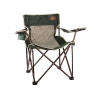 Складное кресло Camping World Villager S чехол, подстаканник в подлокотнике, сетчатые спинка и седенье, усиленные ножки, зелёный (FT-002)