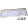 Кл-ра Galaxy Flaring Keyboard CKB-N168L Silver&White <PS/2> 104КЛ+6КЛ М/Мед