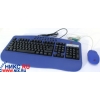 Galaxy MK-206 Desk Manager Blue&Black (Кл-ра Ergo,М/Мед,PS/2+Мышь Optical,3кн,Roll,PS/2)