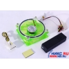 Gembird <CCFL-R-UVG> Round Cold Cathode Fan (UV Light, UV Green Fan, 80x80x25mm, 25дБ, 2200 об/мин)