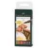Набор ручек капиллярных Faber-Castell PITT ARTIST PEN (167106) 6цв. натуральные оттенки футляр