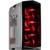 Корпус Silverstone Primera [SST-PM01BR-W] , ATX, без БП ( ATX ), цвет черный с красной подсветкой + окно