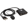 Переключатель ATEN KVM Switch  US224-AT KVM-переключатель, USB, 2> 2 устройства/порта/port+клавитаура+мышь, 4 USB A Female/2 встроен. шнура A Male