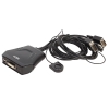 Переключатель KVM ATEN  CS22D-A7 KVM-переключатель, DVI-D+KBD+MOUSE, 1> 2 блока/порта/port USB, со встр. KVM-шнурами USB 2x1.2м (аналог Trendnet TK-21
