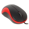 Мышь Oklick 115S black/red optical (1000dpi) USB for notebook (2but) (711637)