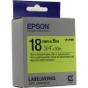 Термотрансферная лента EPSON C53S655004 LK-5YBF (18мм x 9м, Black  on Yellow)