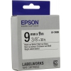 Термотрансферная лента EPSON C53S653003 LK-3WBN (9мм x 9м, Black  on White)