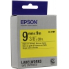 Термотрансферная лента EPSON C53S653002 LK-3YBP (9мм x 9м,  Black  on  Yellow)
