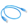 Патч-корд литой Aopen/Qust UTP кат.5е 0,5м синий <ANP511_0.5M_B>