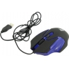 Jet.A Comfort Optical Mouse <OM-U57 Black&Blue> (RTL)  USB 4btn+Roll