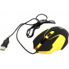 Jet.A Comfort Optical Mouse <OM-U57 Black&Yellow> (RTL)  USB 4btn+Roll