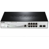 Коммутатор D-Link DGS-1210-10P/ME/A1A 8G 2SFP 8PoE управляемый