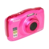 Фотоаппарат Nikon Coolpix W100 Pink Backpack KIT <13.2Mp, 3x zoom, 2.7", SDXC, Влагозащитная, Ударопрочная> (водонепроницаемый 10 метров) (VQA012K001)