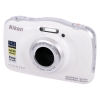 Фотоаппарат Nikon Coolpix W100 White Backpack KIT <13.2Mp, 3x zoom, 2.7", SDXC, Влагозащитная, Ударопрочная> (водонепроницаемый 10 метров) (VQA010K001)