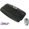 Genius Wireless TwinTouch 16e (Кл-ра Ergo,М/Мед,USB,FM+Мышь  USB,3кн,Roll,Optical,FM)