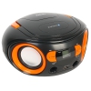 Аудиомагнитола BBK BS15BT черный/оранжевый, 4 Вт, FM, Bluetooth, Цифровой тюнер (УТ-00005976)
