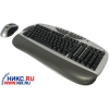 A4-Tech Wireless Keyboard+Optical Mouse <KBS-2380RP(USB)>(Кл-ра М/Мед,Ergo,USB,RF+Мышь USB,8кн,Roll,Optical,RF)