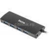 Разветвитель USB 3.0 Buro BU-HUB4-0.5-U3.0 4порт. черный