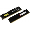 Kingston HyperX Fury <HX316LC10FBK2/16> DDR3 DIMM 16Gb KIT 2*8Gb <PC3-12800> CL10,  Low Voltage