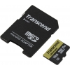 Transcend <TS16GUSDU3M> microSDHC 16Gb UHS-I U3  +  microSD-->SD  Adapter