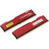 Kingston HyperX Fury <HX421C14FR2K2/16> DDR4 DIMM 16Gb KIT  2*8Gb  <PC4-17000>  CL14