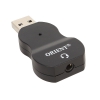Адаптер ORIENT AU-03, USB to Audio, jack 3.5 mm (4-pole) для подключения телефонной гарнитуры к порту USB, черный (30418)