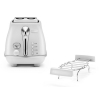 Тостер Delonghi CT0E2103.W 900Вт белый (0230120023)