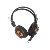 Гарнитура  A4Tech HS-28 оранжевый/черный 1.8м (HS-28 (ORANGE BLACK))