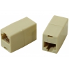 Модули RJ-45 - RJ-45 проходной, кат. 5e, VCOM  VTE7713  , 10шт в пакете (VTE7713-1/10)