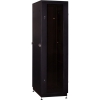 NT PRACTIC / MGLASS 42-68 B Шкаф 19" напольный, чёрный 42U 600x800, дверь  стекло-металл (3ч)